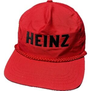 Heinz Baseball Cap Vintage Mens OSFA Red Sportcap Ketchup Promo Gorpcore 1980s